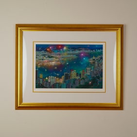 Alexander Chen, Limited Edition Serigraph, Hong Kong - Signed