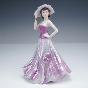 Coalport Porcelain Figurine, Ladies of Fashion Caro