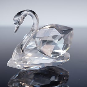 Swarovski Crystal Figurine, Swan