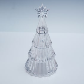 Mikasa Glass Holiday Tree Sculpture, Starshine