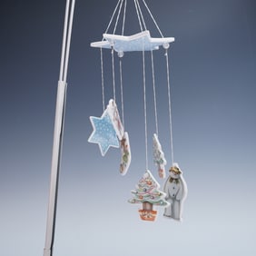 Royal Doulton Flying Snowman Bone China Mobile
