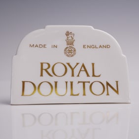 Royal Doulton Bone China Display Sign