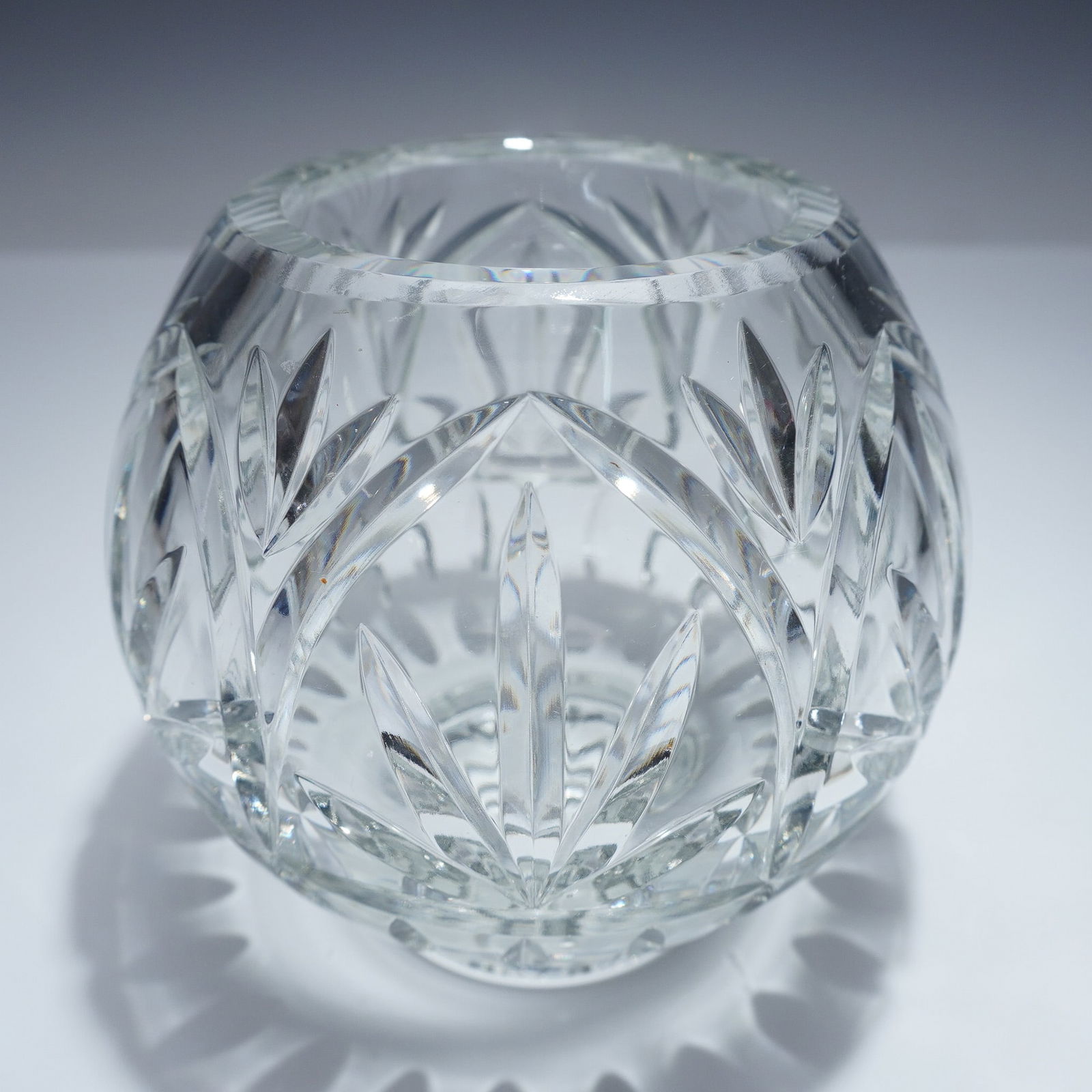 Cut Crystal Rose Bowl Vase (1 of 4)