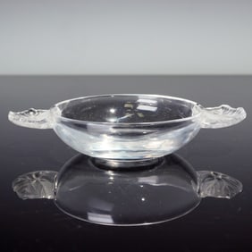 Lalique Crystal Small Honfleur Dish