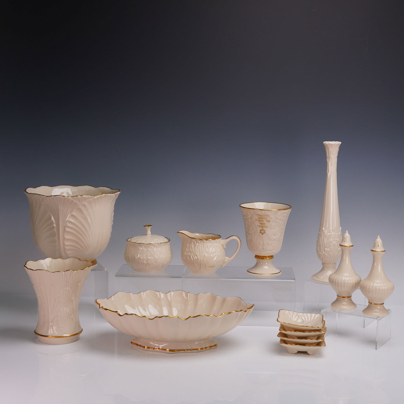 14pc Lenox Ivory Porcelain Tableware (1 of 8)