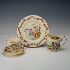 Royal Doulton Archives Pastime Winter Series Ware, Set of 4