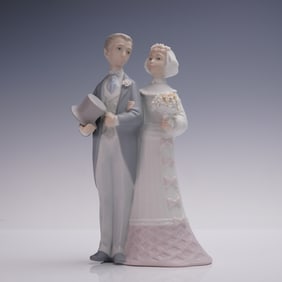 Lladro Porcelain Figurine Wedding Item #01014808