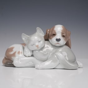 Lladro Porcelain Figurine, Bosom Buddies 1006599