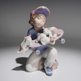 Lladro Porcelain Figurine, Little Riders 1007623