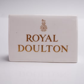 Royal Doulton Retail Tabletop Sign