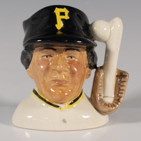 Royal Doulton Mini Prototype Character Jug, Baseball Player
