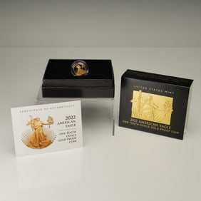 2022-W $5 American Gold Eagle 1/10 oz. Proof Coin