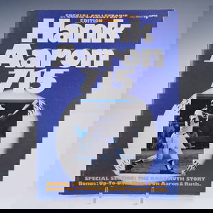 Hank Aaron 715 Special Collector's Edition Magazine: Vintage Hank Aaron 715 magazine, commemorating Aaron's record-breaking home run that surpassed Babe Ruth. Special collector's edition includes historical highlights, and a tribute section to Ruth's le