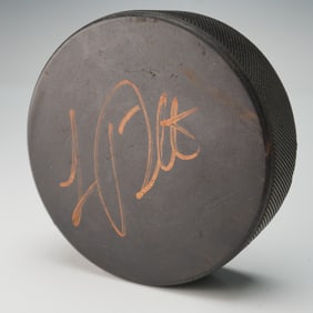Hockey Puck Autographed by Luc Robitaille