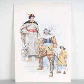 Angus McBride Original Gouache on Board Holy Roman Empire Military , Signed