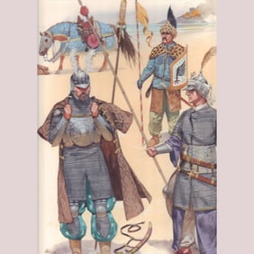 Angus McBride Original Gouache on Board, Ottoman Turkish Warriors, Signed