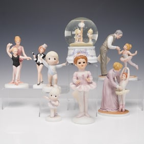 8pc Ballerina and Dance-Inspired Figurines