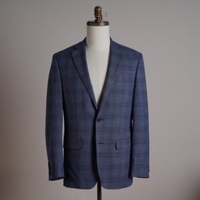 Lauren Ralph Lauren Blue Plaid Blazer