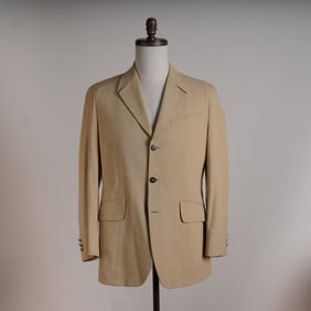 Thierry Mugler Paris Beige Blazer, Made in France
