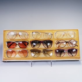 10pc Metzler and Jacque Rojay Sunglasses Set and Case