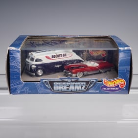 Autographed Larry Wood  Mattel Hot Wheels Designer Dreamz 2 - Car Set
