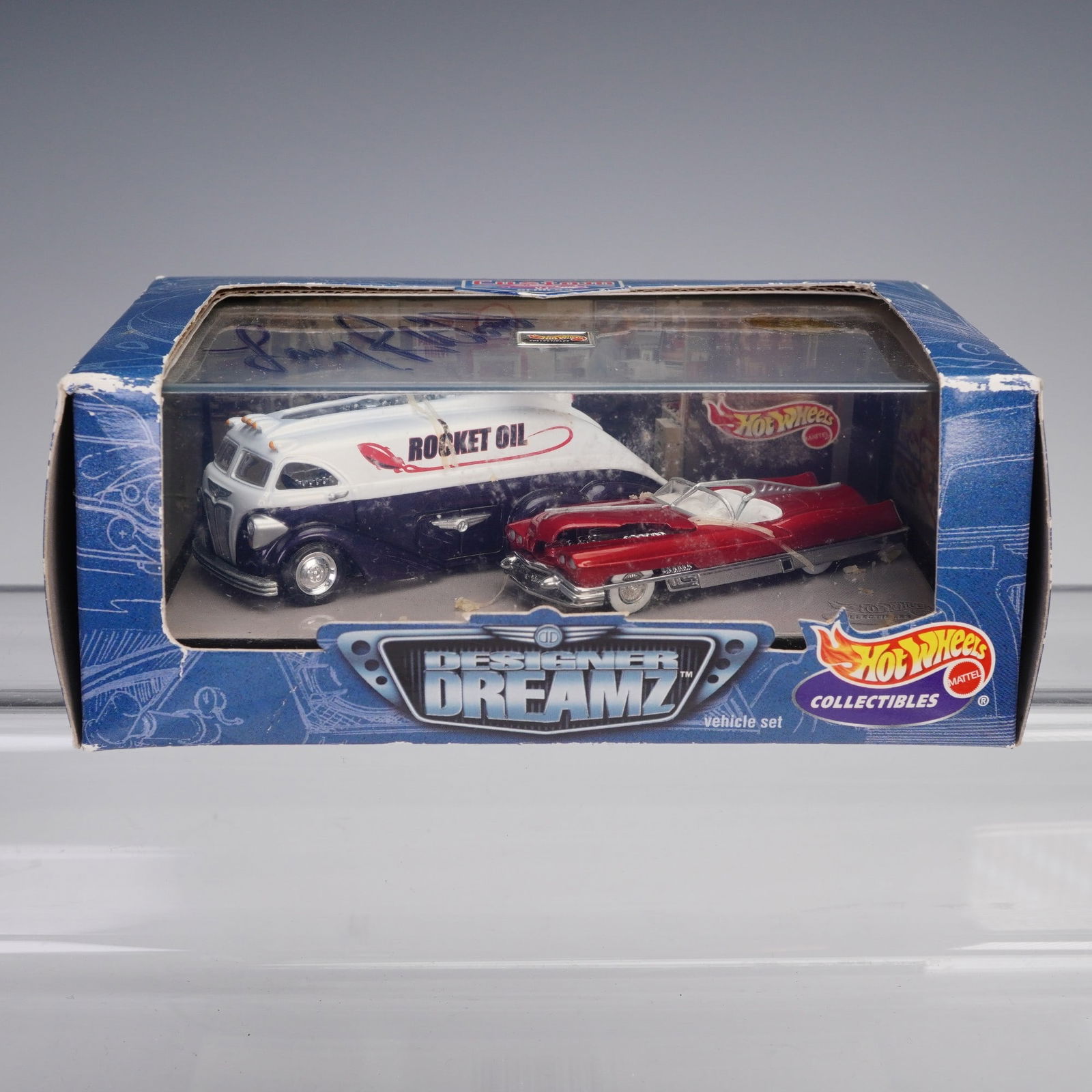Autographed Larry Wood  Mattel Hot Wheels Designer Dreamz 2 - Car Set (1 of 3)