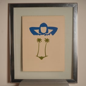 Original Serigraph, Paysage 4, Numbered and Signed, 13/30