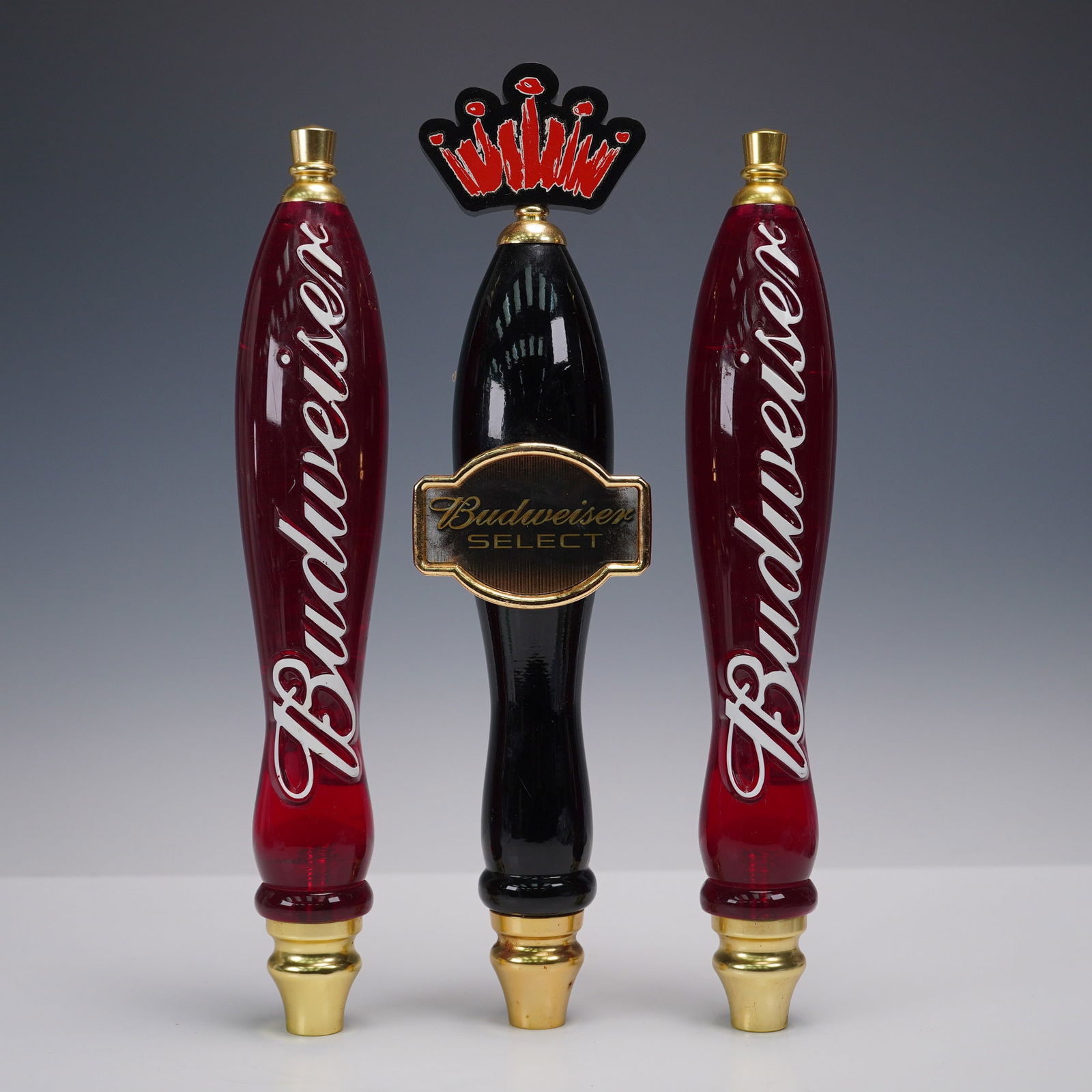 3pc Budweiser & Budweiser Select Beer Tap Handles (1 of 5)