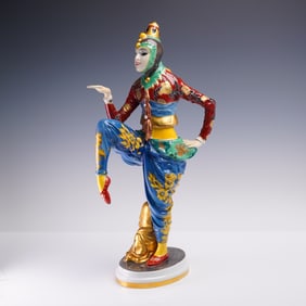 Rosenthal Porcelain by Constantin Holzer-Defanti Figurine, Korean Dancer