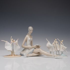3pc Female Ballerina Figurines, Tengra & Roman Inc.