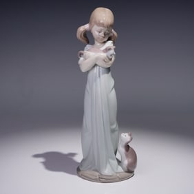 Lladro Porcelain Figurine, Don't Forget Me! 1005743
