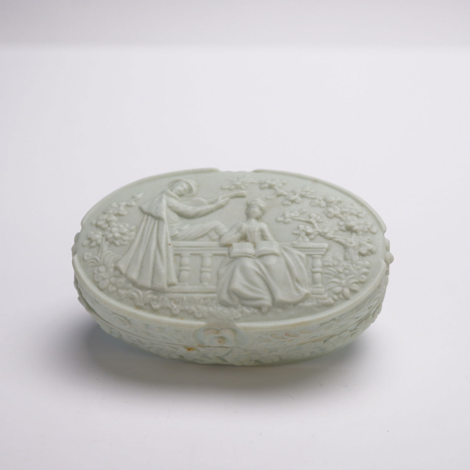 Lladro Porcelain Oval Box Cajita Serenata 5267.3 (1 of 4)