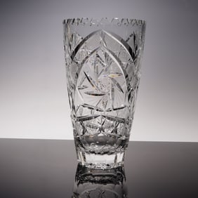 Imperlux Cut Lead Crystal Vase