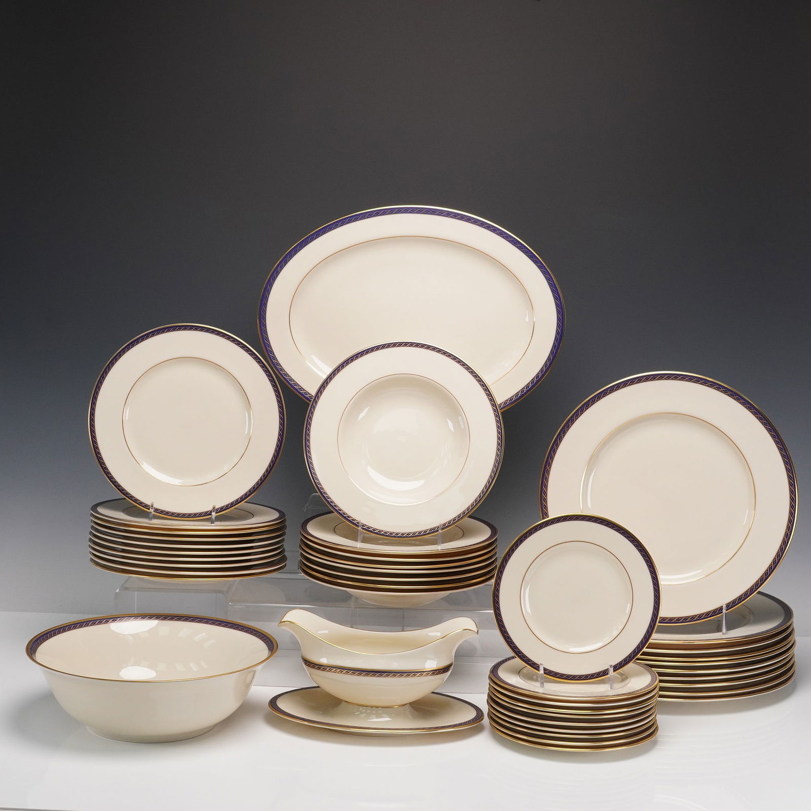 41pc Lenox Dinnerware Set, Hamilton (1 of 8)