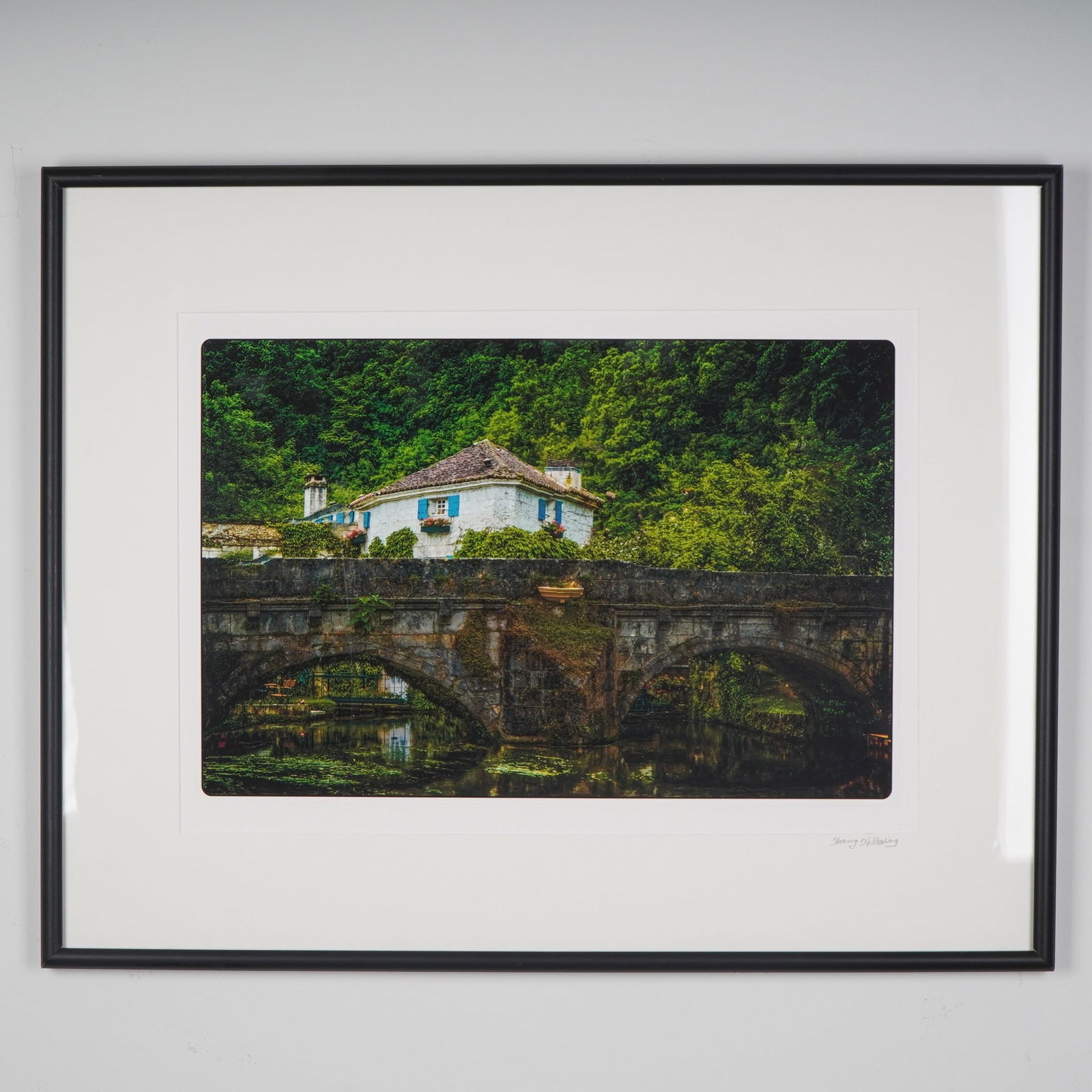 Harvey Hellering Original Photograph, House on the Bridge, Signed (1 of 6)