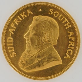 1980 South African 1 oz Gold Krugerrand Coin