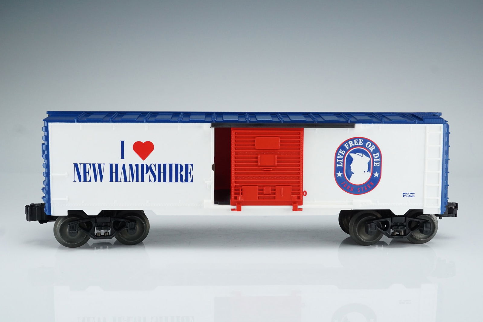 Lionel O Gauge Boxcar, I Love New Hampshire 9700 Train with Box (1 of 6)