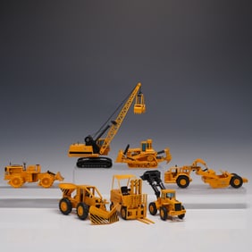 6pc Group of Joal Diecast Caterpillar Construction Vehicles