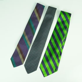 3pc Silk Neckties, Paul Frederick, Alexander Julian