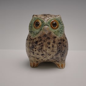 Lladro Porcelain Figurine, Little Eagle Owl 1012020
