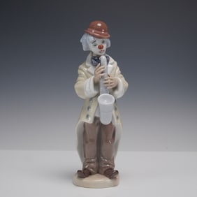 Lladro porcelain figurine, Sad Sax 1005471