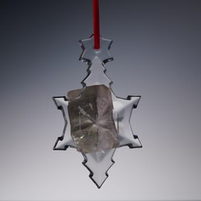 Baccarat Noel 2017 Crystal Snowflake Ornament
