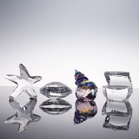4pc Swarovski Crystal Sea Themed Figures
