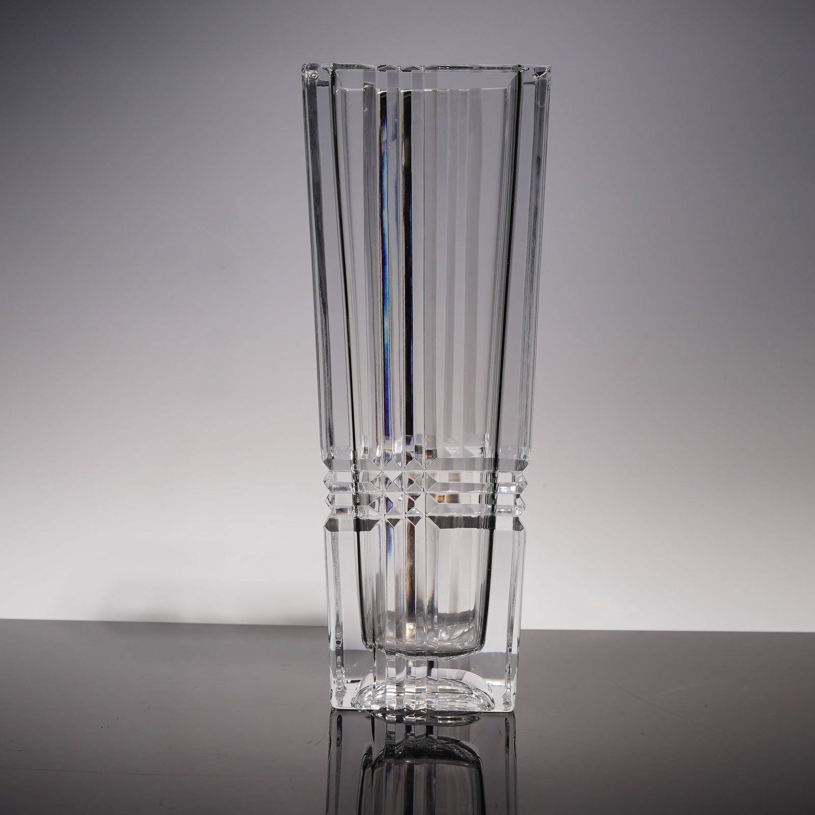 Bohemia Rectangular Lead Crystal Vase (1 of 6)