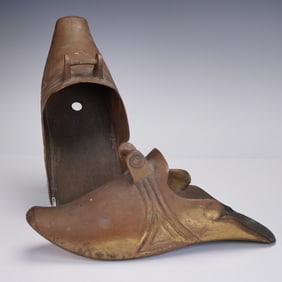 Pair of Brass Spanish Colonial Style Stirrups