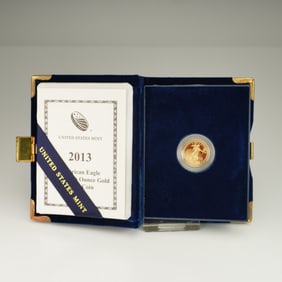 2013-W $5 American Gold Eagle 1/10 oz. Proof Coin