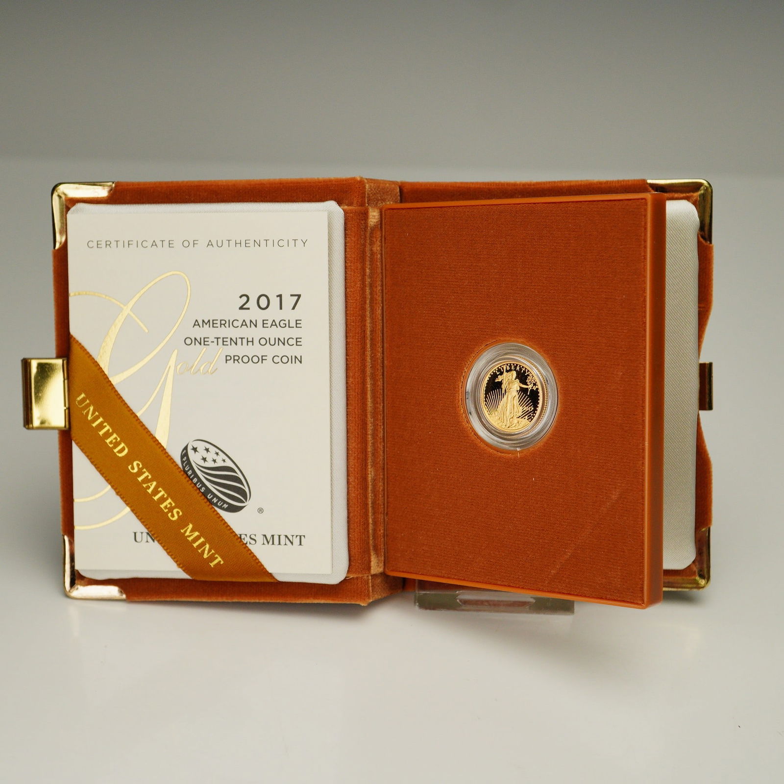 2017-W $5 American Gold Eagle 1/10 oz. Proof Coin (1 of 8)