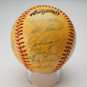 1987 Los Angeles Dodgers Team Signed NL Baseball