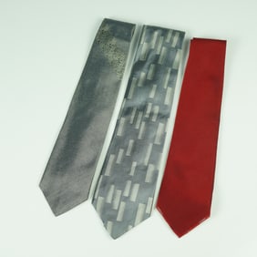 3pc Donna Karan Silk Neckties