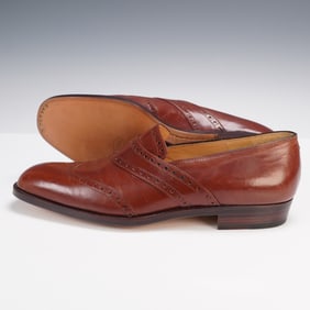 Pair of Manolo Blahnik Leather Loafers